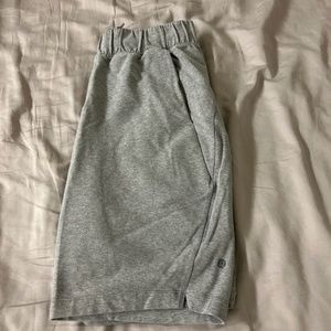 Grey Lululemon Sweat Shorts